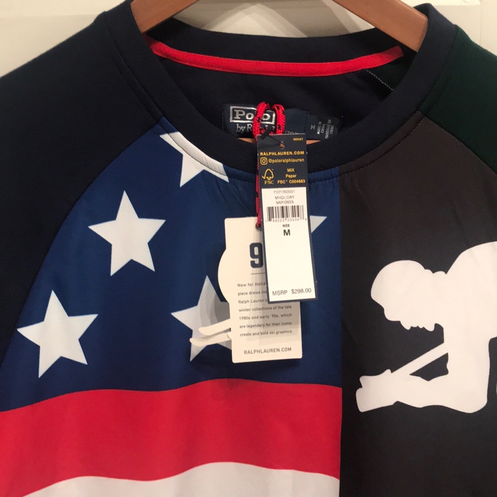 Polo by Ralph Lauren navy/green sweater